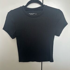Abercrombie Black Ribbed Shirt